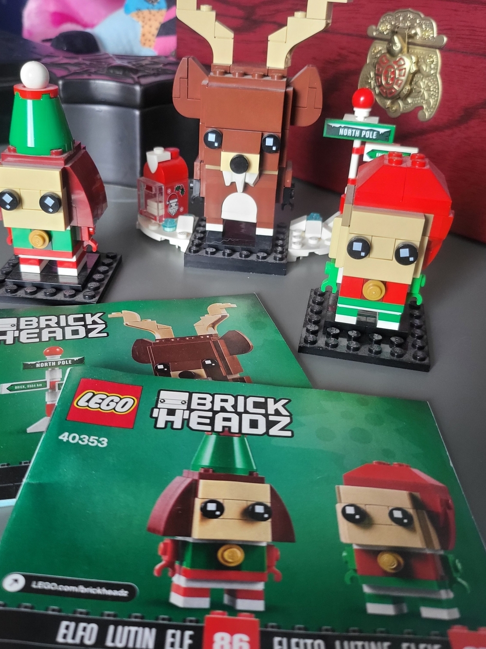 LEGO BrickHeadz - 40353 - Holiday Elf and Reindeer Set -